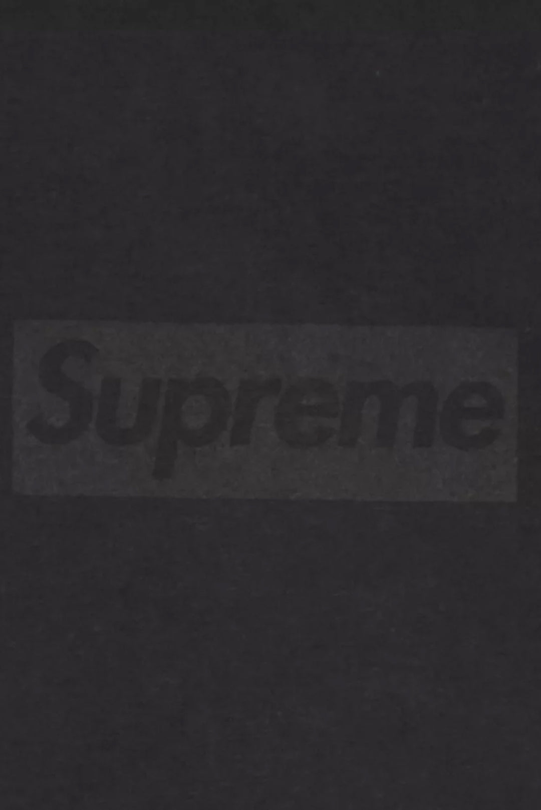 Supreme Tonal Box Logo Tee Black