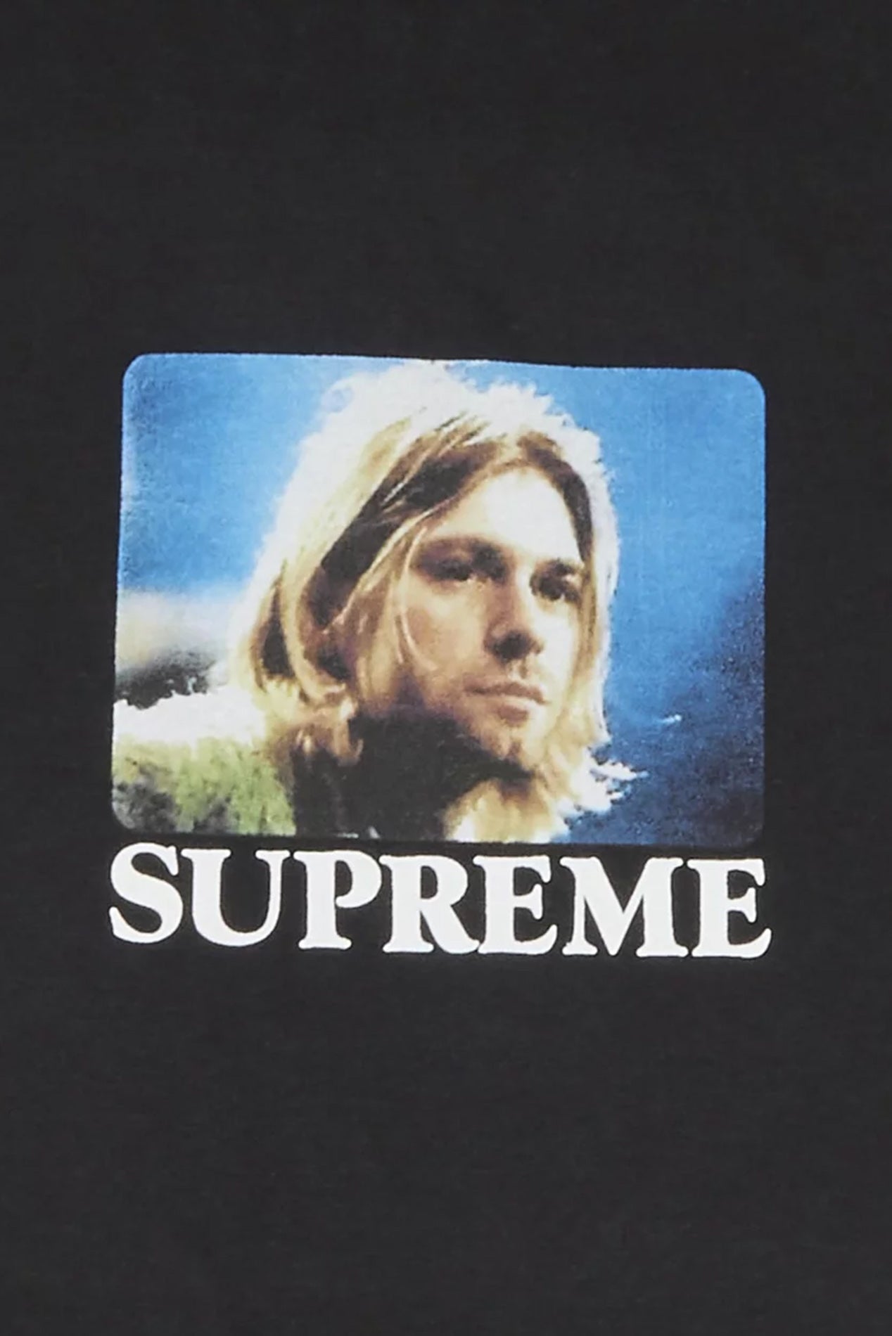Supreme Kurt Cobain Tee Black – blueandcream