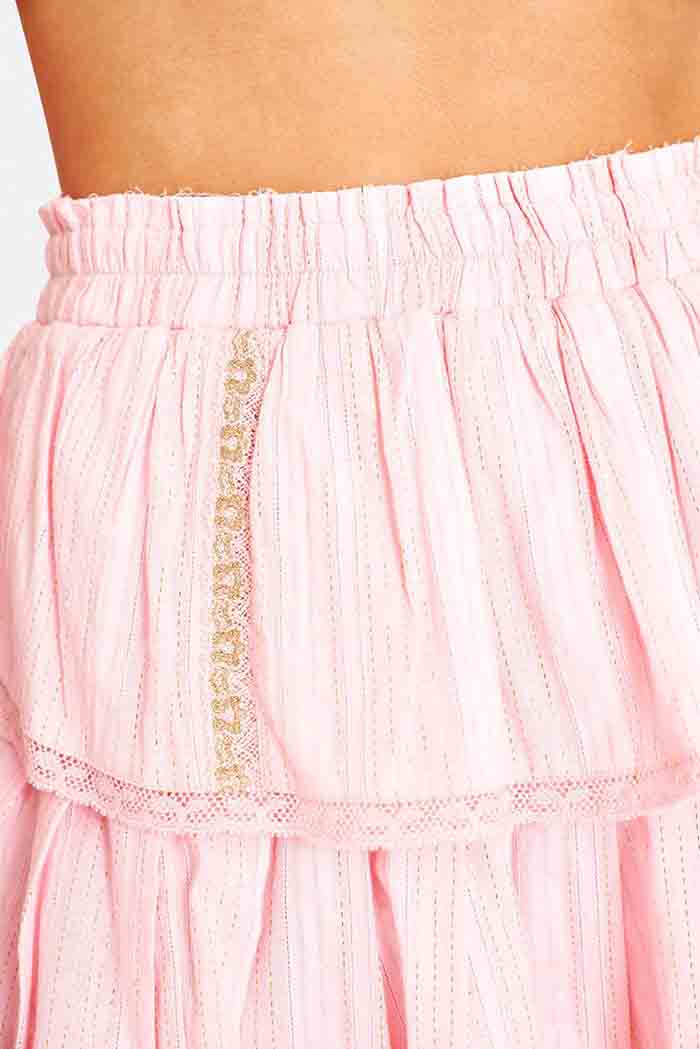 Ruffle Mini Skirt Candy Pink