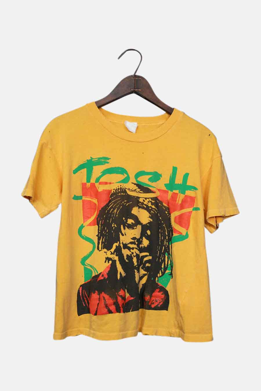 Madeworn Peter Tosh Mystic Man Crop Tee Goldenrod – blueandcream