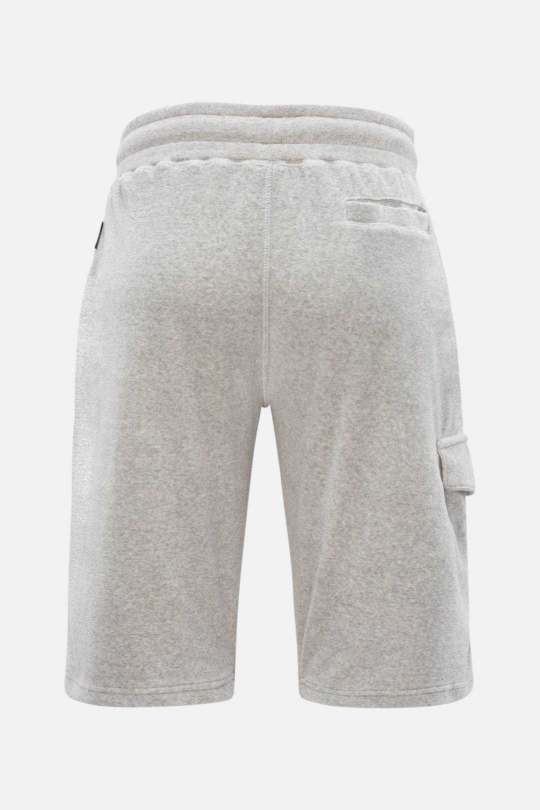 Velvet Bermuda Shorts Grey