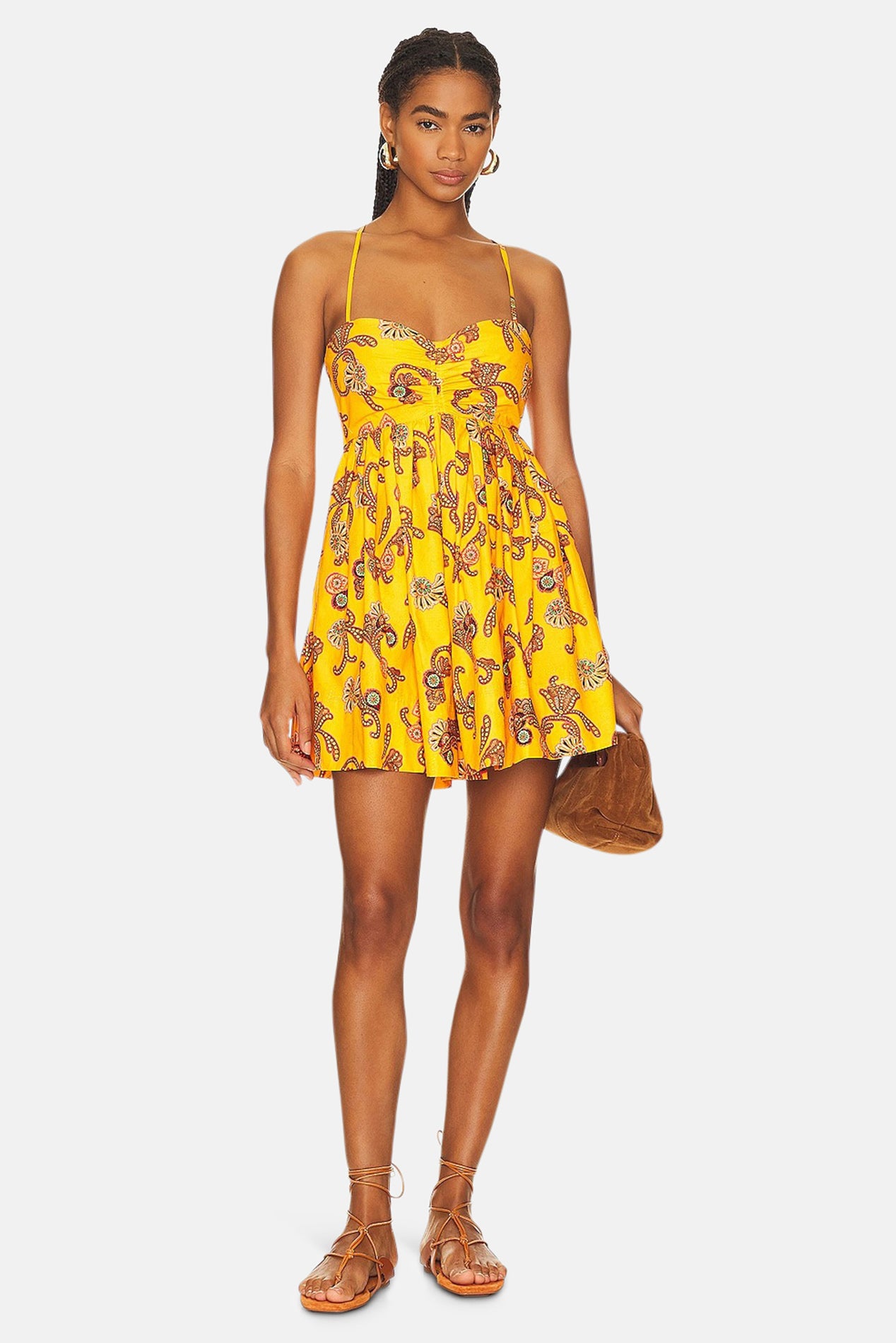 ambrose mini dress A.L.C. Ambrose Dress Limone Multi – blueandcream