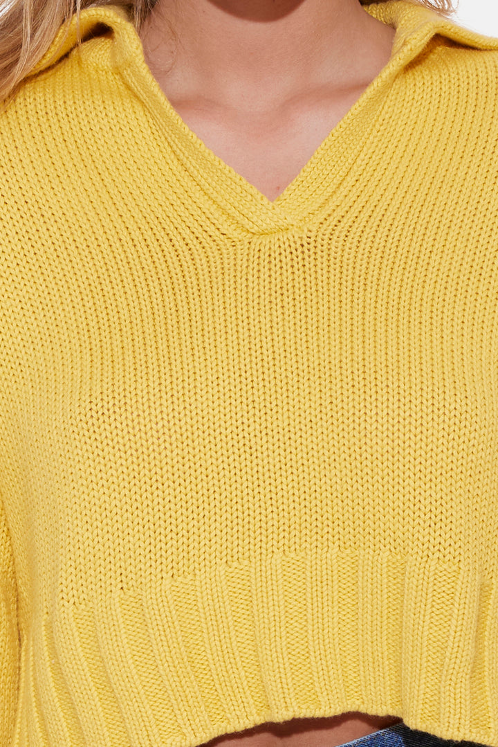 Leia Sweater Lemon Drop