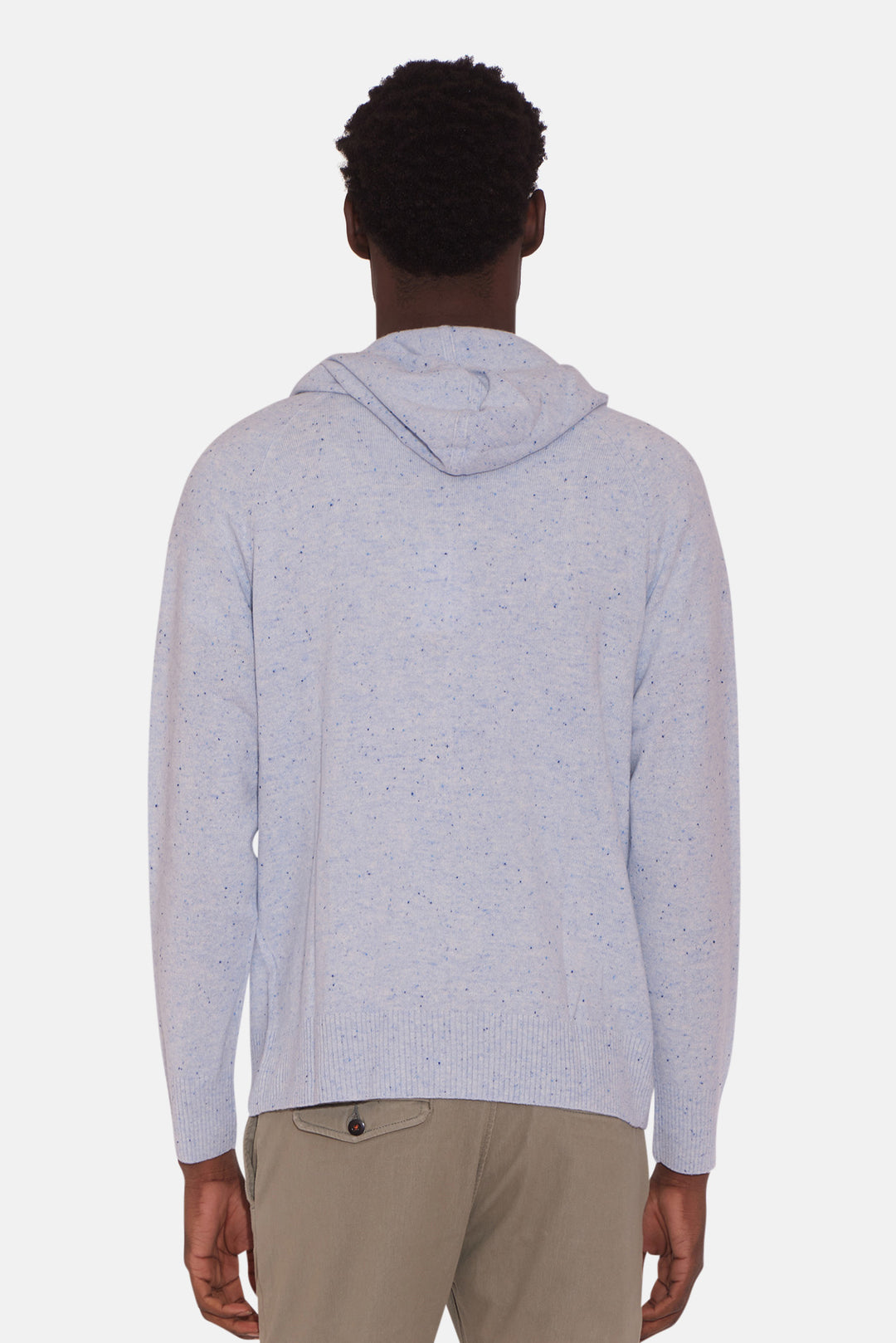 New Leo Zip Hoodie With Pockets Blue Mint