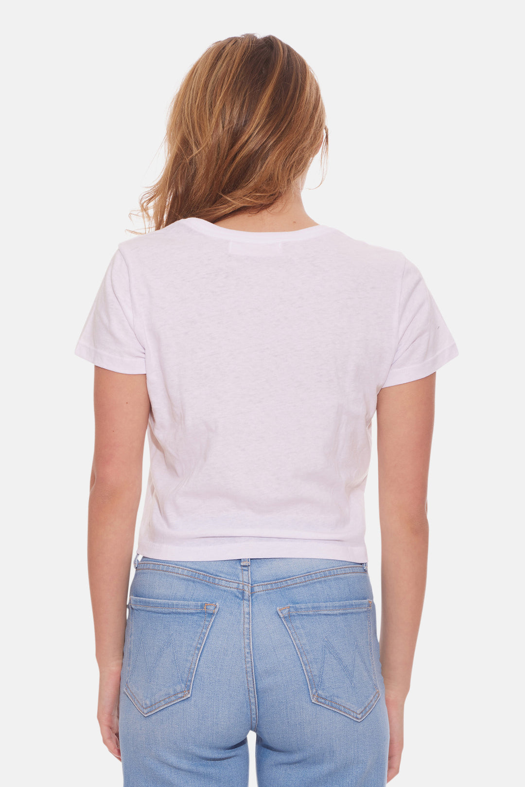 Uptown Culture Cropped Tee White