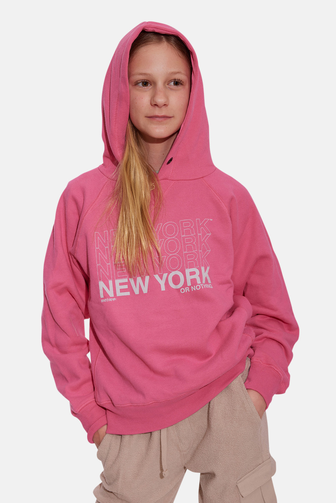 Kids New York or Nothing Hoodie Confetti
