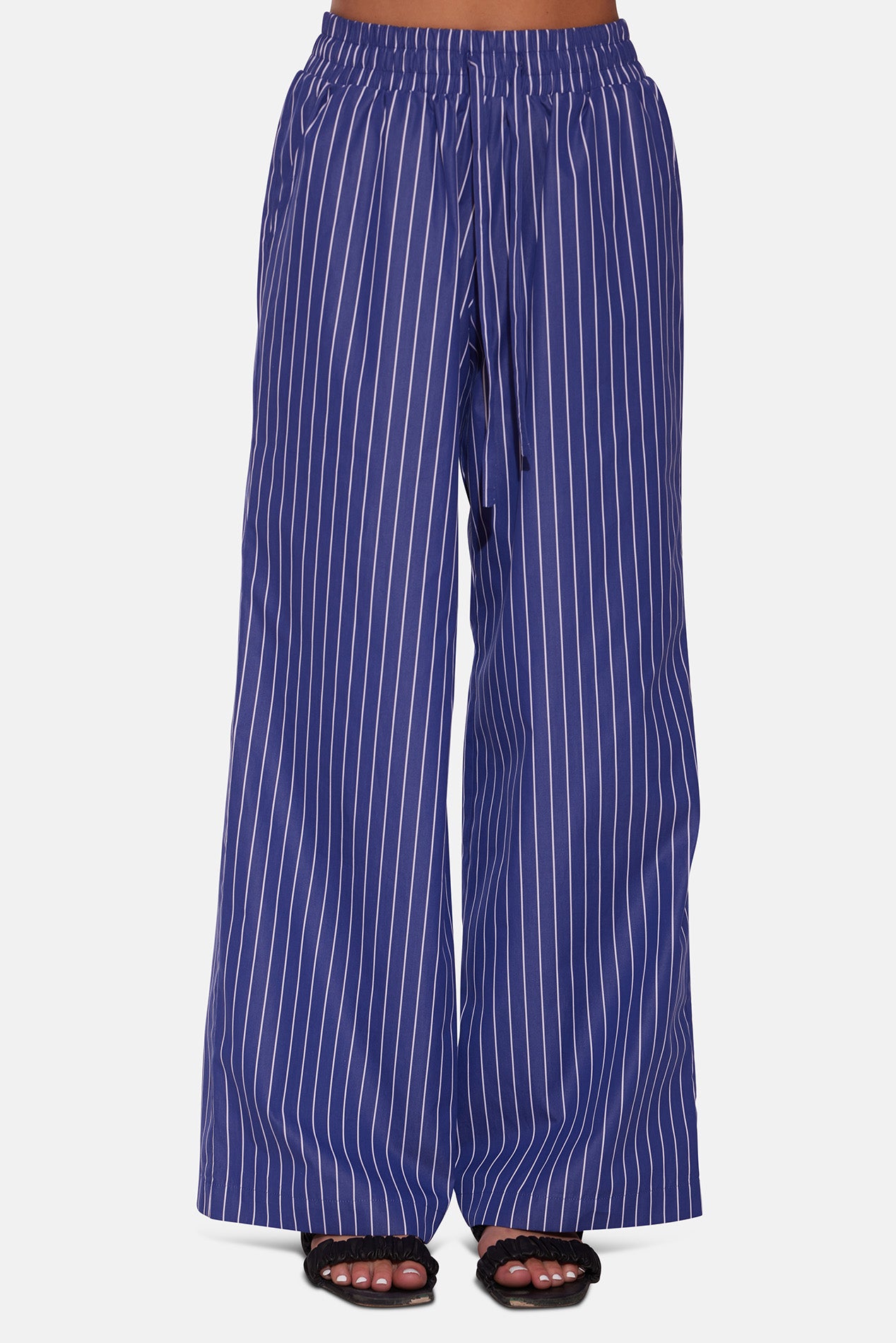Beach Poplin Pant Navy/White Stripe blueandcream — free download