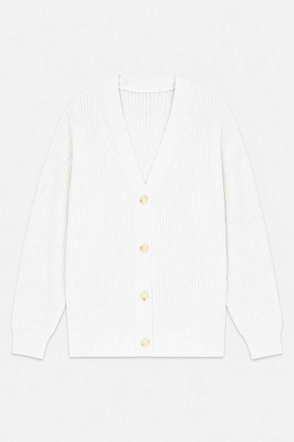Cocoon Cotton Cardigan Ivory – blueandcream