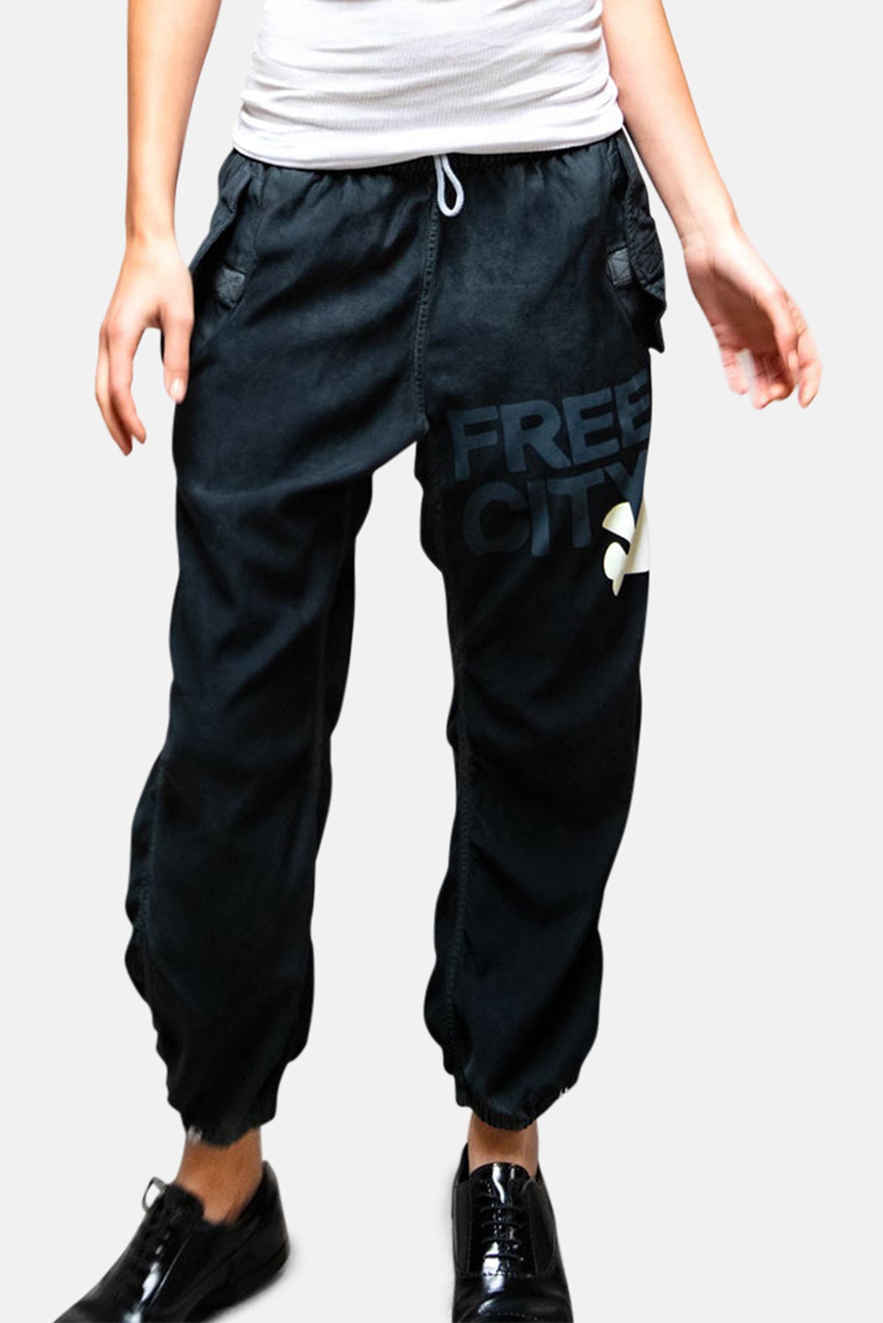 Flap/Snap FREECITY LARGE Matte/Satin Airjump Pant Superblack