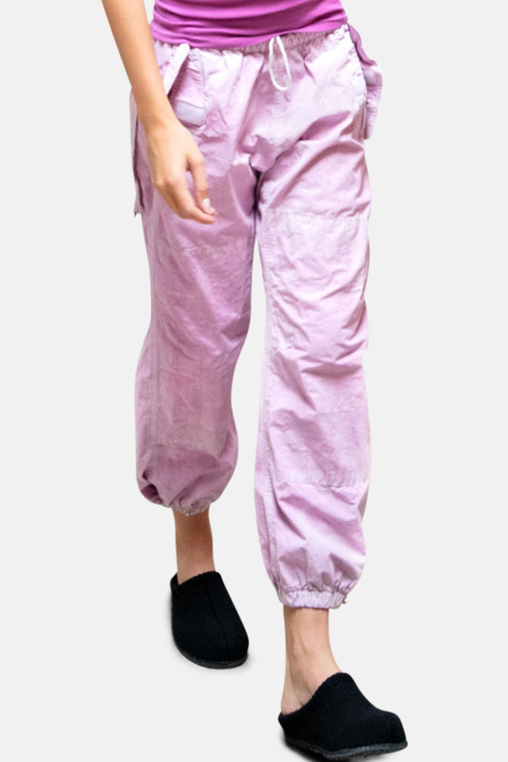 Outofsight Poplin/Air Flap/Snap Jump Pant Pink Plant