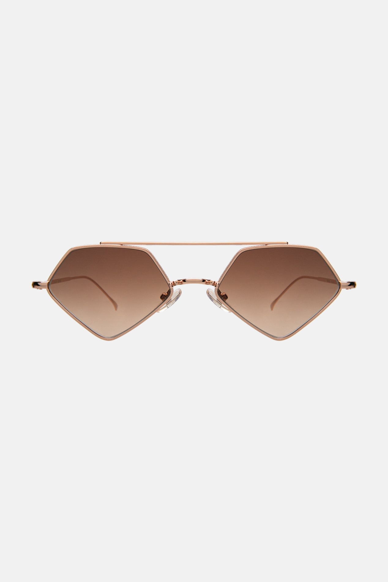 Bayley Rose Gold/Brown Flat Gradient – blueandcream