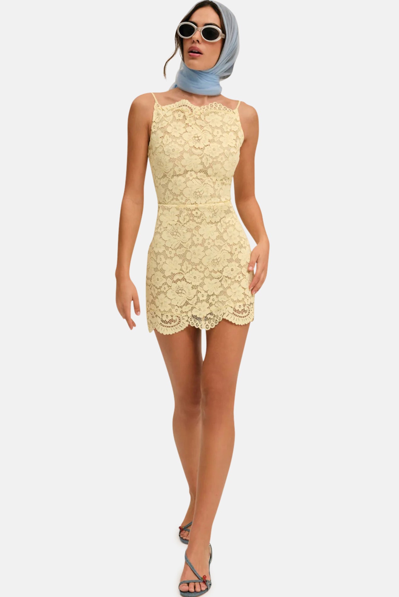 knee length dresses for ladies Lakeside Mini Dress Yellow