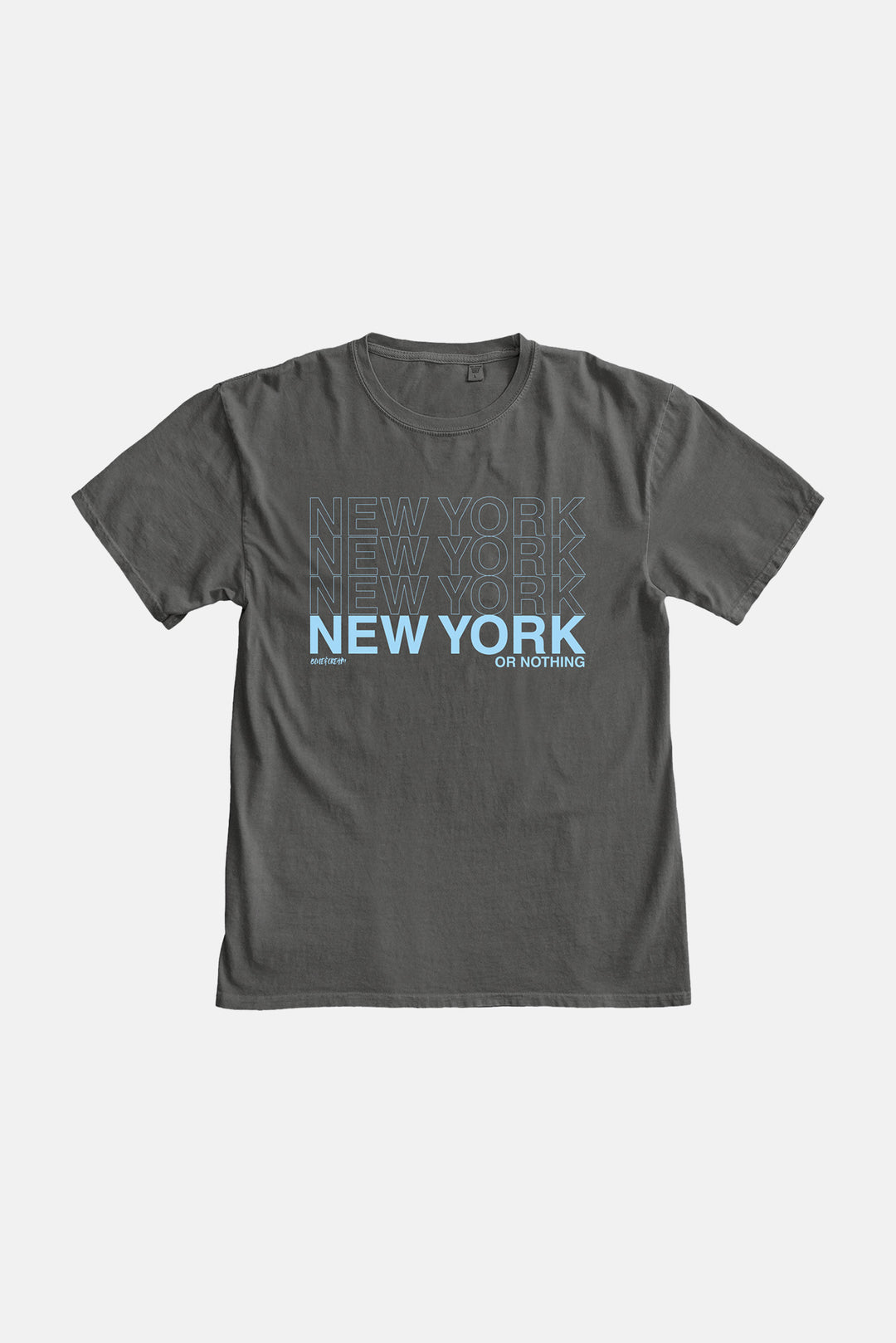 NEW YORK or NOTHING Tee Vintage Black/Sky