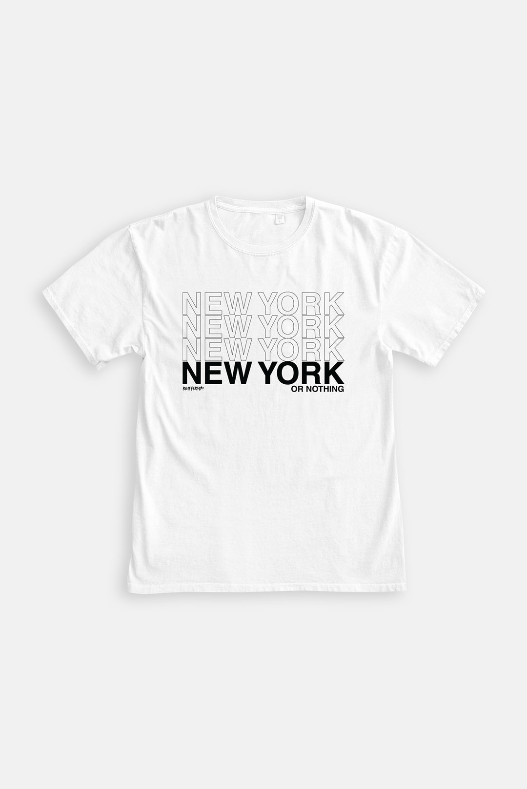 Men's NEW YORK or NOTHING Tee White