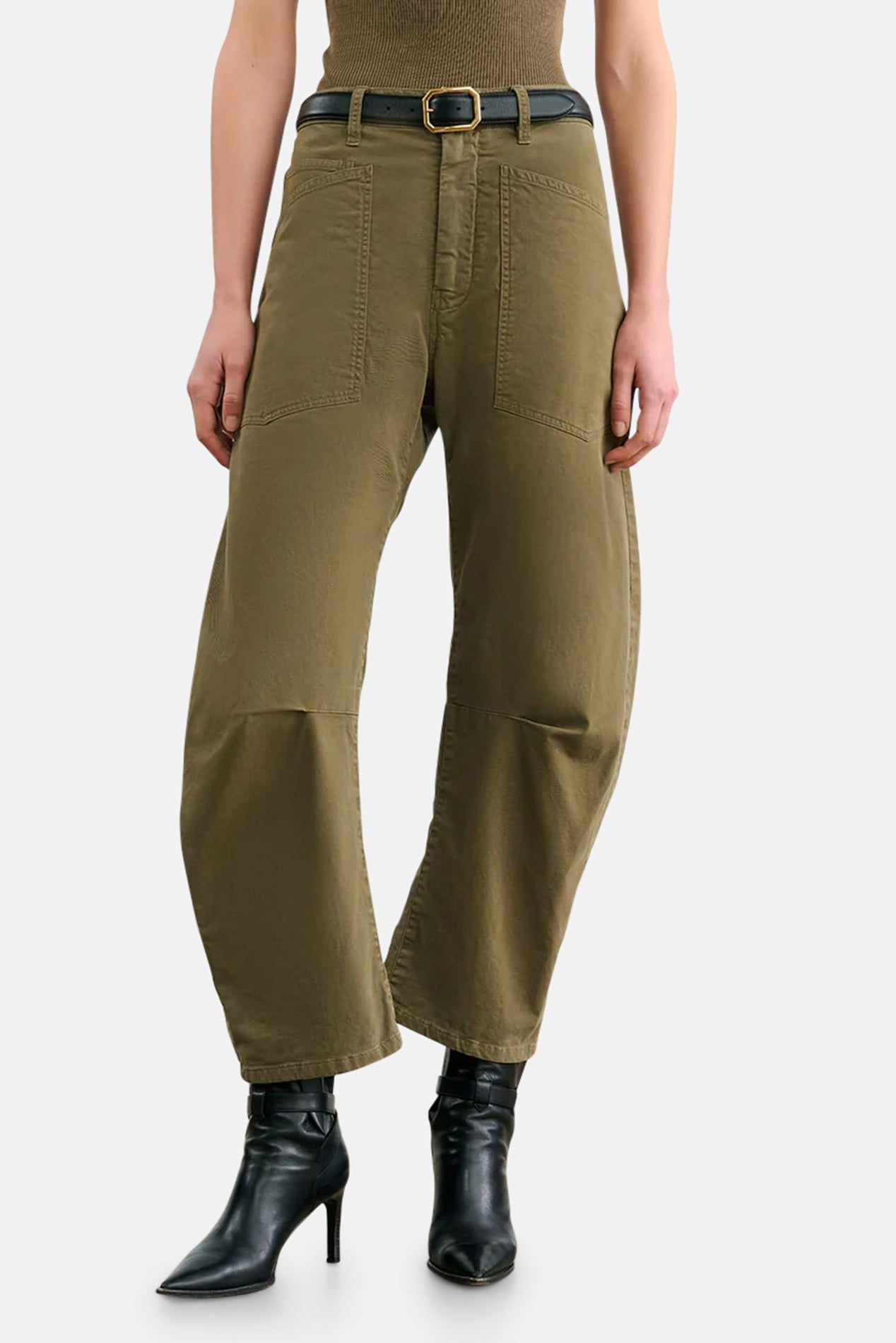 Nili Lotan Shon Pant Military Green – blueandcream