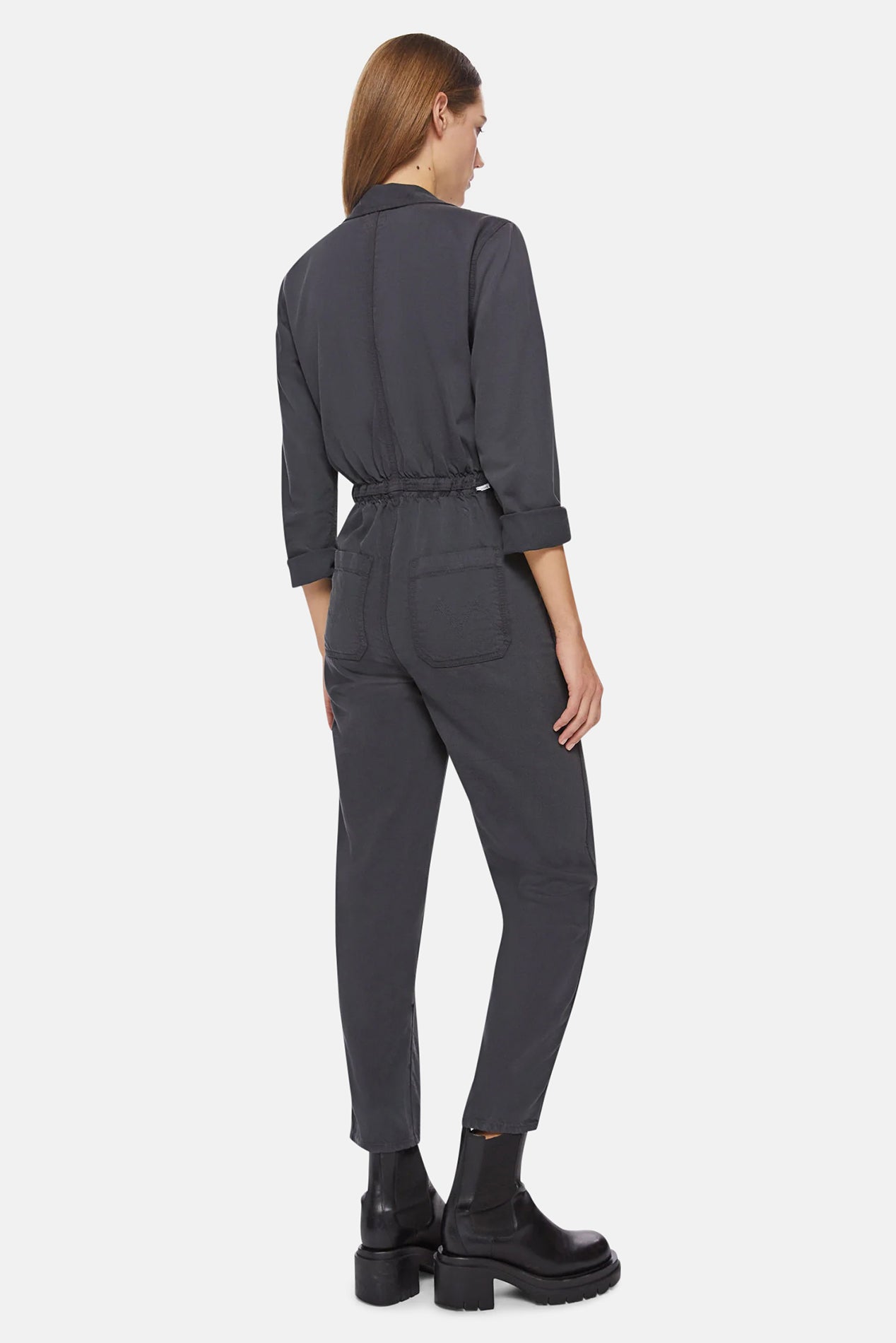 The Specialist Jumpsuit Ankle Faded Black – blueandcream