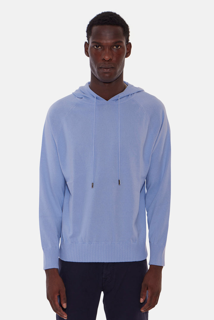 Reade Pullover Hoodie Blue Flax