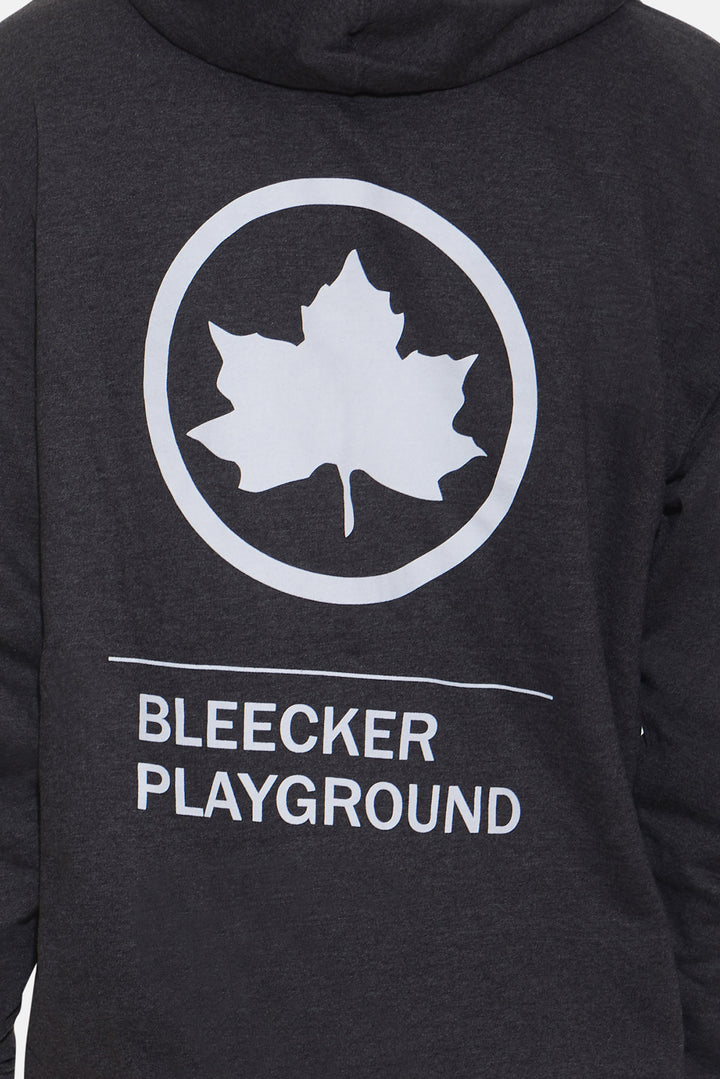 Bleecker Playground Zip Hoodie Charcoal