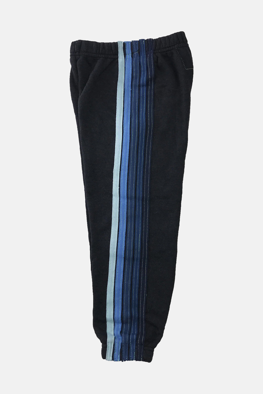 Kid's 5 Stripe Sweatpants Charcoal / Blue