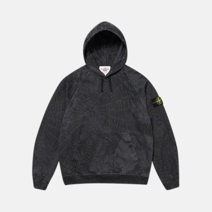 Supreme/Stone Island Hooded Sweatshirt Black