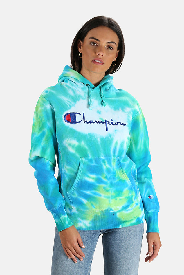Tie Dye Champion x Blue&Cream Tie Dye Hoodie - Main Image
