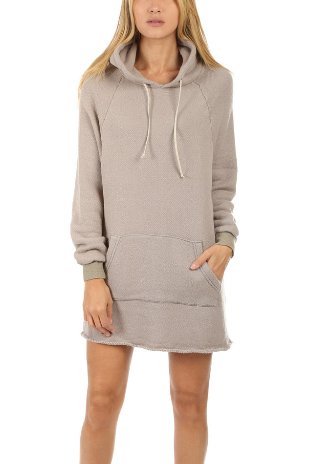 Weezy Hoodie Dress Dusty Rose