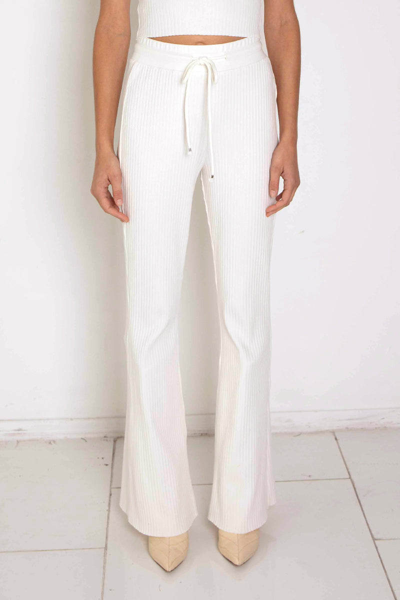 The Range Ripple Gauze Wide Leg Pant in Tanlines