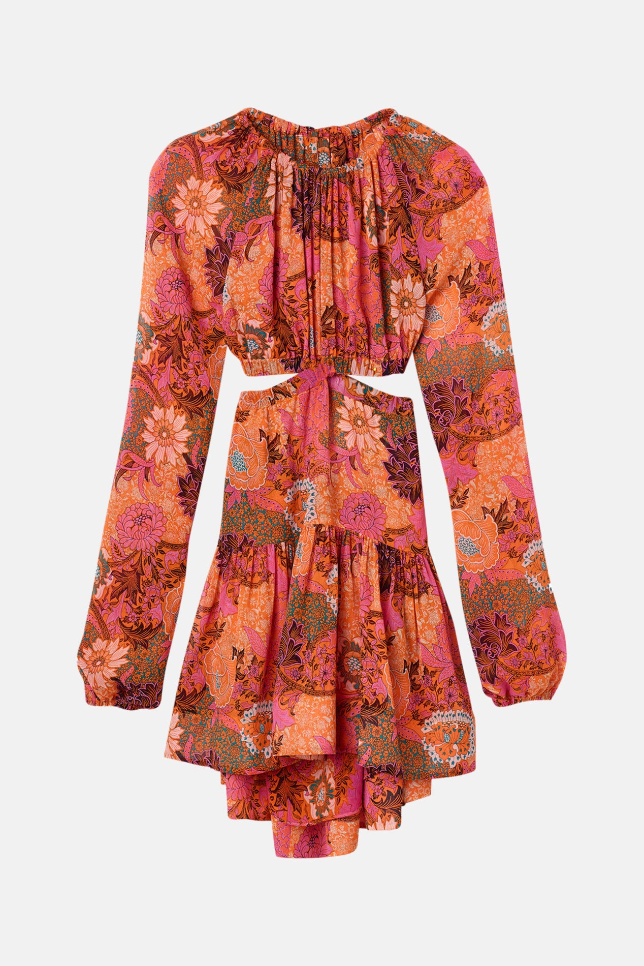 A.L.C. Izzy Dress Pink/Orange Multi – blueandcream