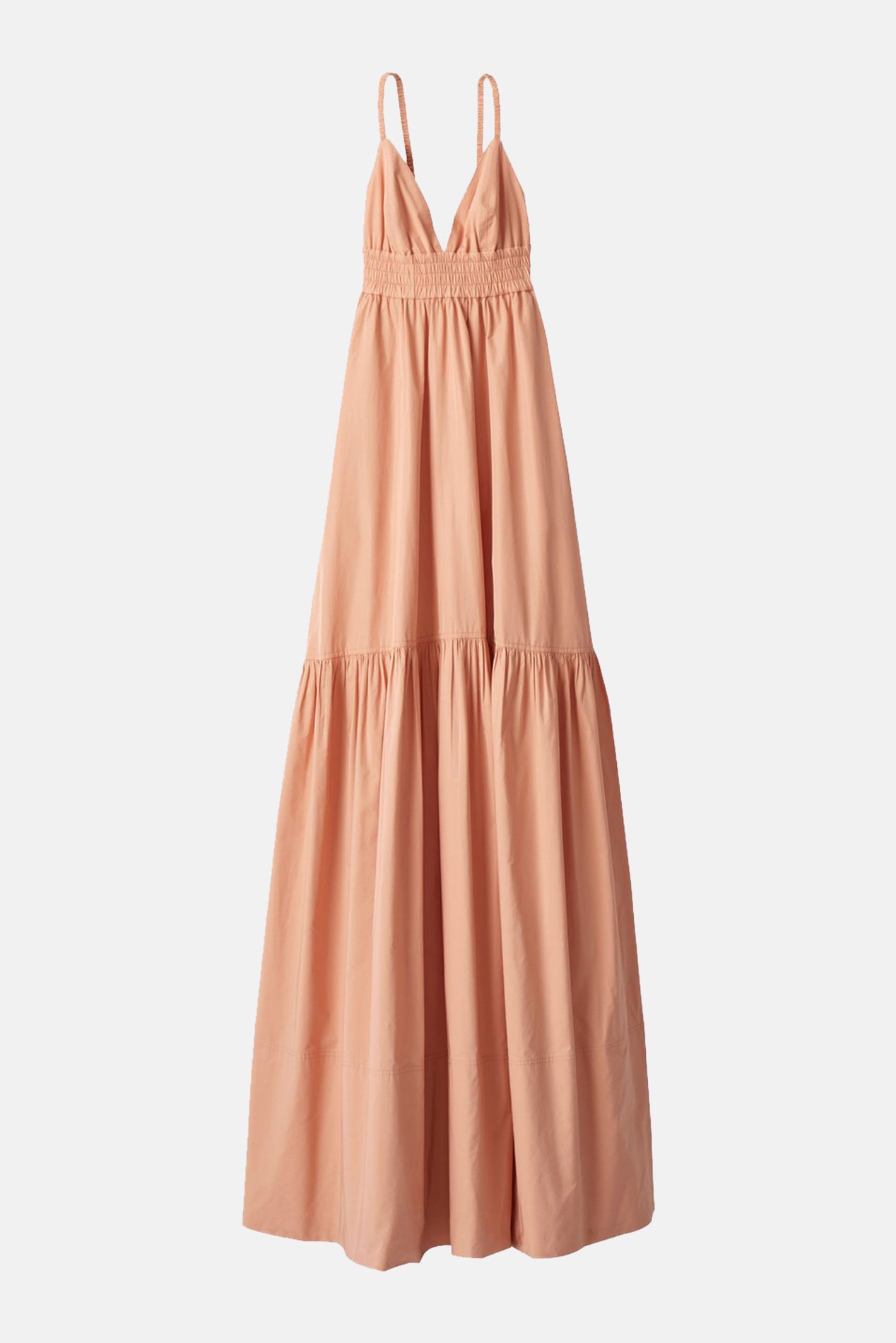 chinese dress ladies ALC Aries Pleated Maxi Dress in Mandarin Orange