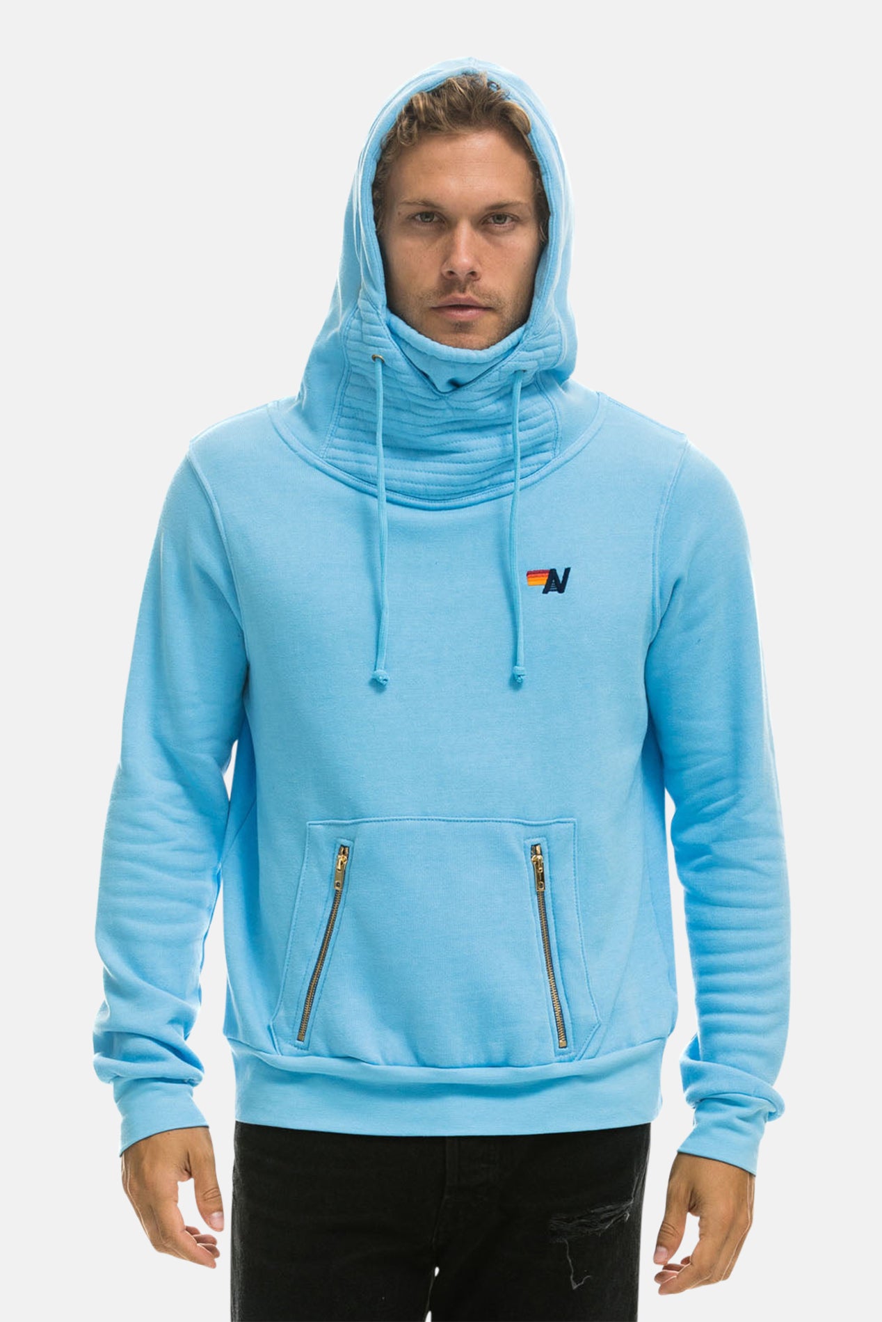 Men's Ninja Hoodie Sky – blueandcream