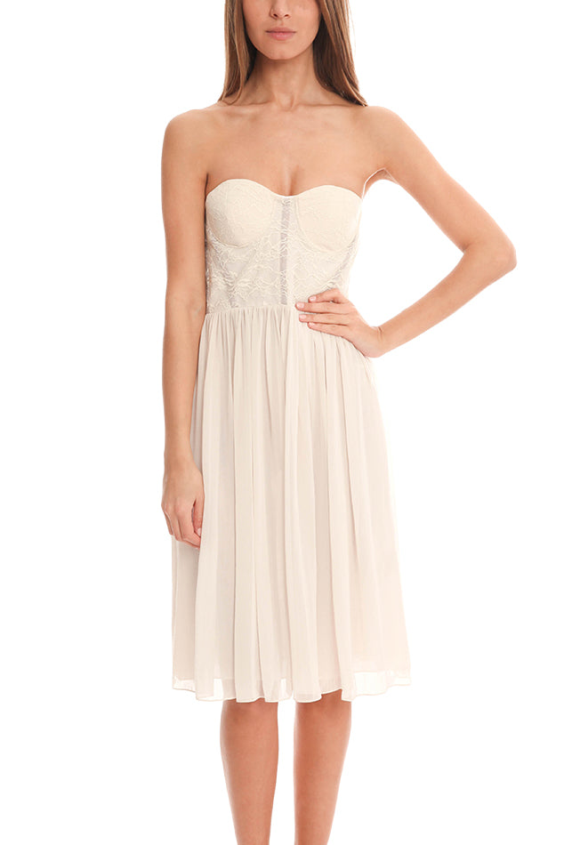 Camilla and Marc 'Wait In Vain' Dress blueandcream Camilla and Marc 'Wait In Vain' Dress blueandcream