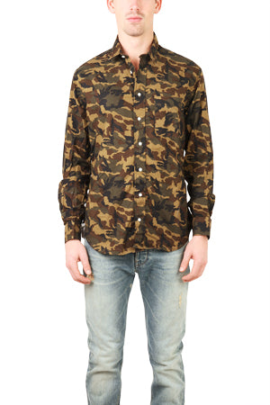 camouflage button down dress shirt Button Down Shirt Camo, XL