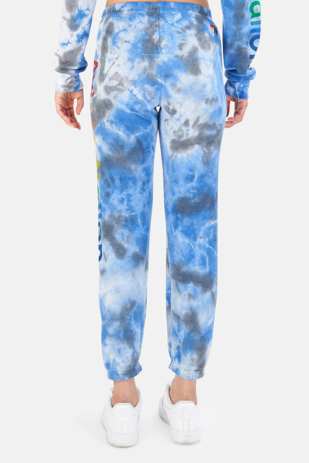 Women's Hamptons Sweatpants Tie Dye Cloud Blue - blueandcream