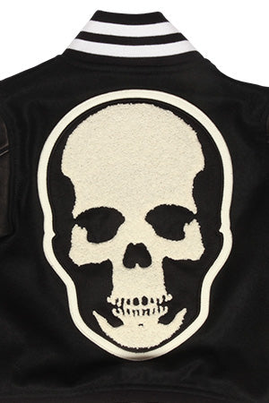 Kids Black Skull Jacket - blueandcream