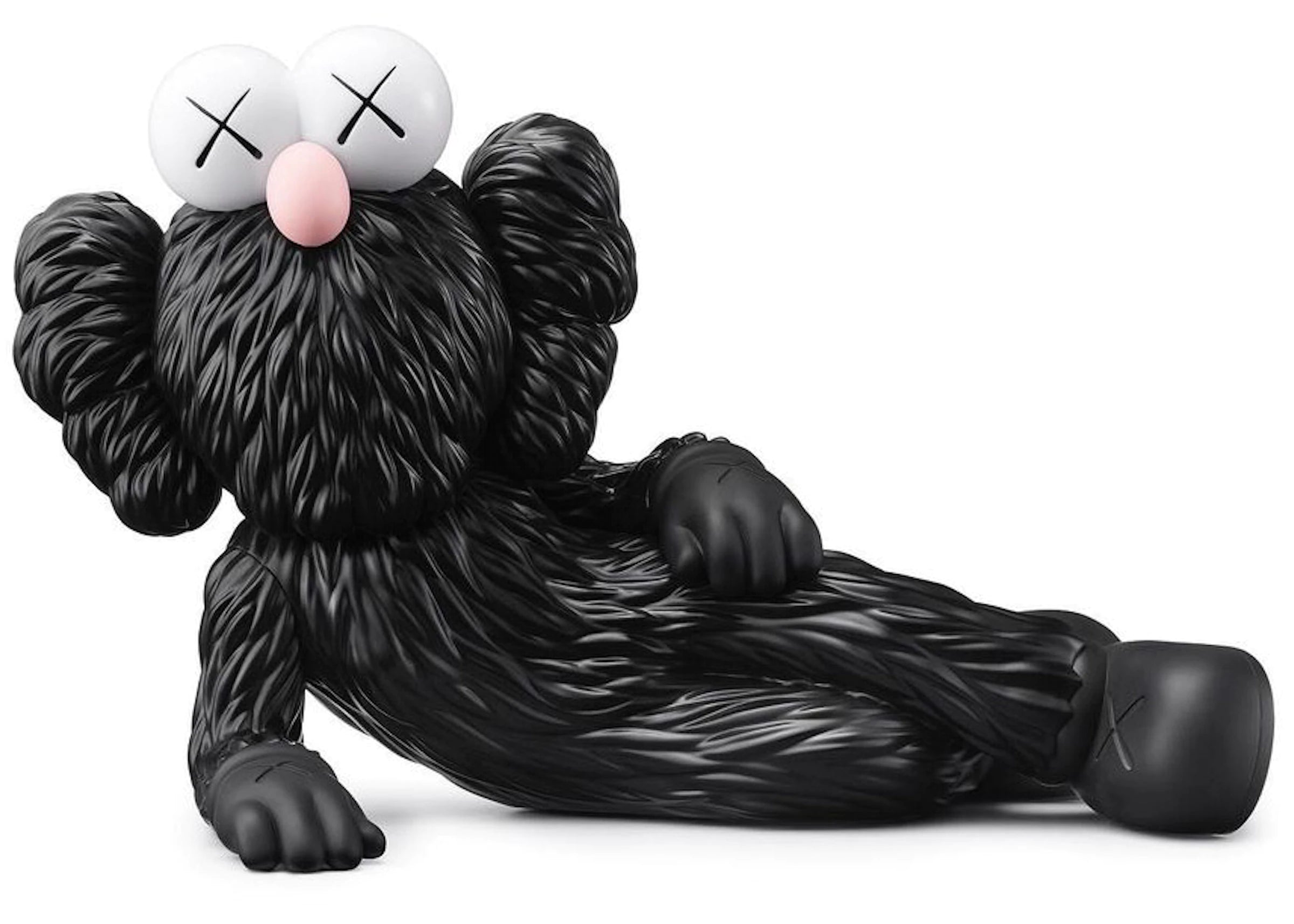 KAWS TIME OFF VINYL FIGURE BLACK – blueandcream KAWS TIME OFF VINYL FIGURE BLACK – blueandcream