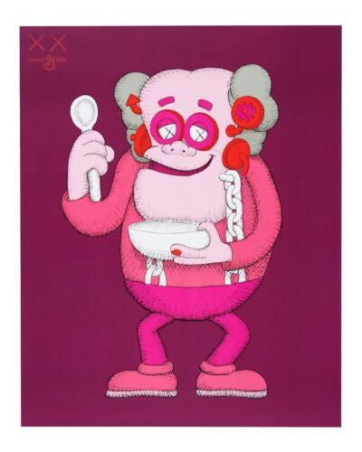 Franken Berry Kaws portrait (Framed) – blueandcream