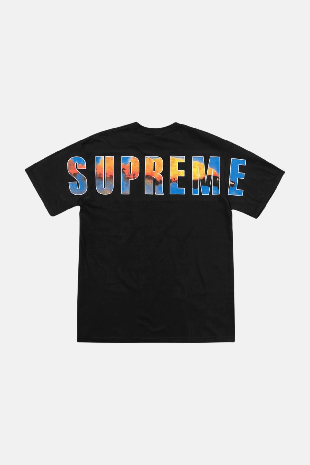 Supreme Back Logo T-Shirt in Black, Size Medium - T-shirts