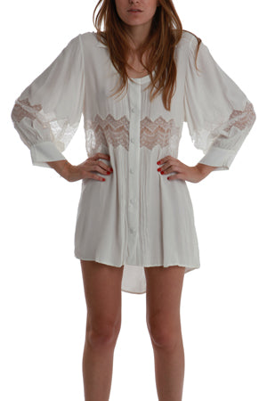 shakuhachi lace dress Shakuhachi Walk in the Park Flare Sun Dress