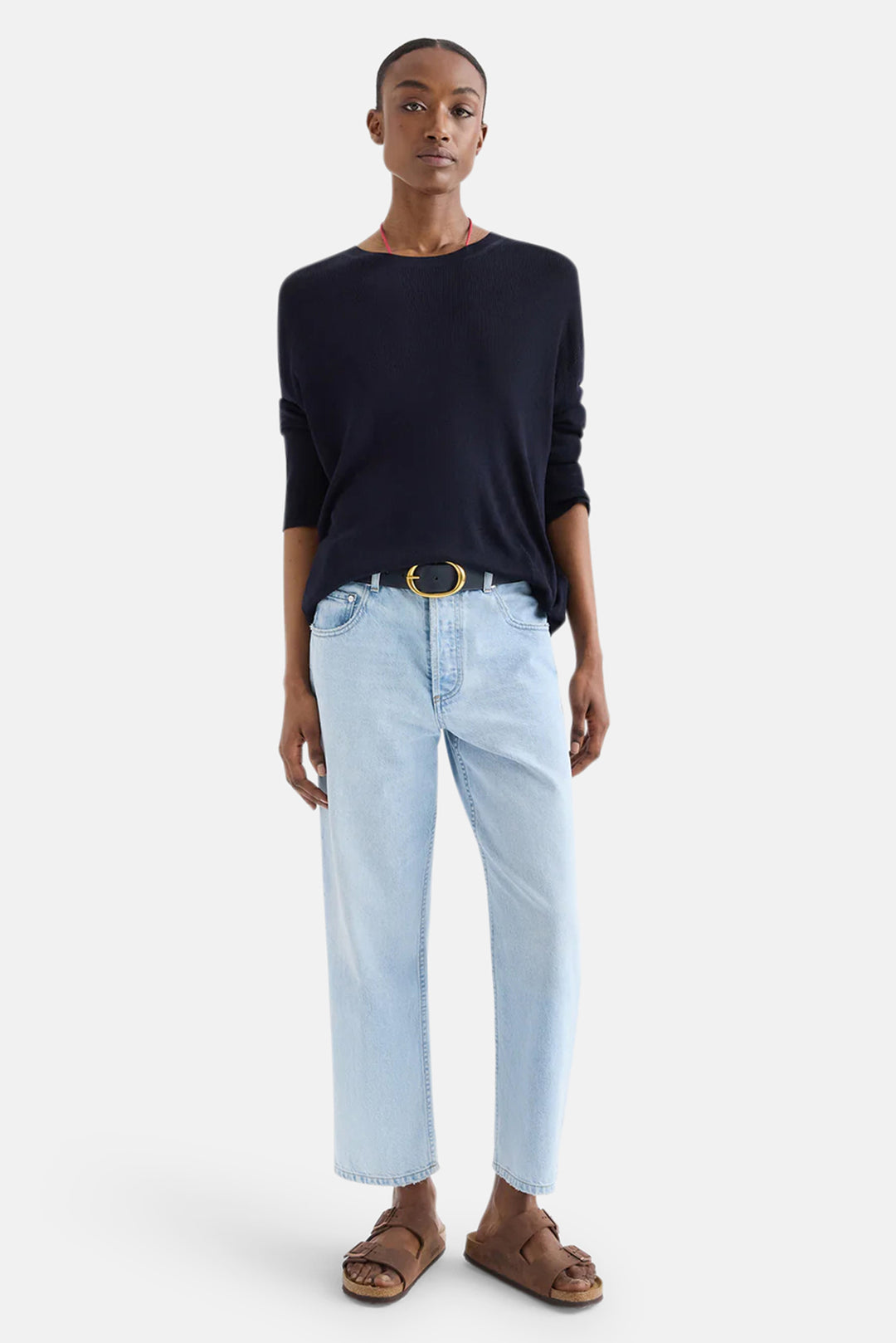 Cropped Mid Rise Jeans in Antwerp
