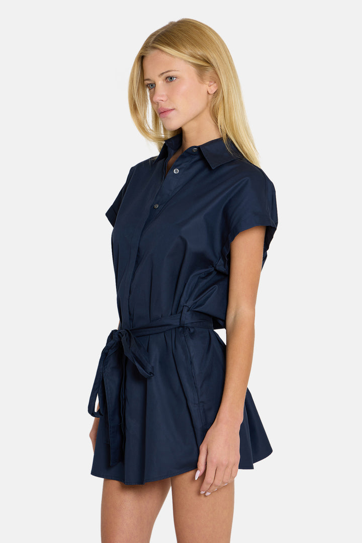 Maidstone Mini Shirt Dress Midnight Navy