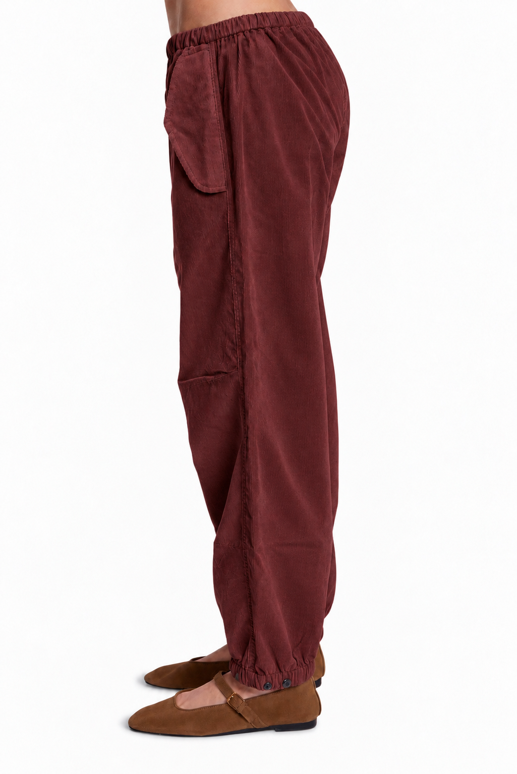 Justine Corduroy Pant Wine