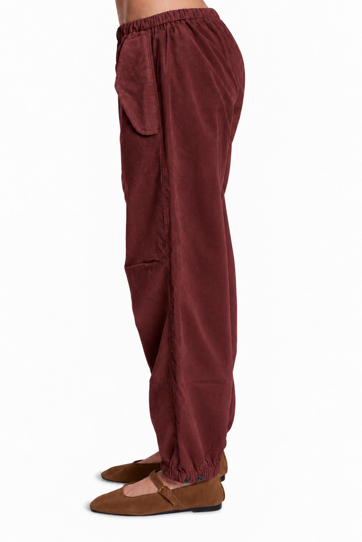 Justine Corduroy Pant Wine