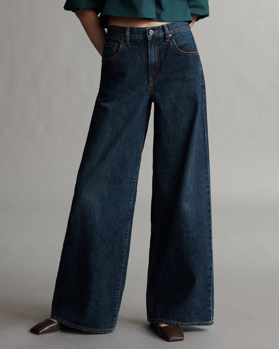 TWP Tiny Dancer Jean In Dark Wash Denim Dark Wash – blueandcream TWP Tiny Dancer Jean In Dark Wash Denim Dark Wash – blueandcream