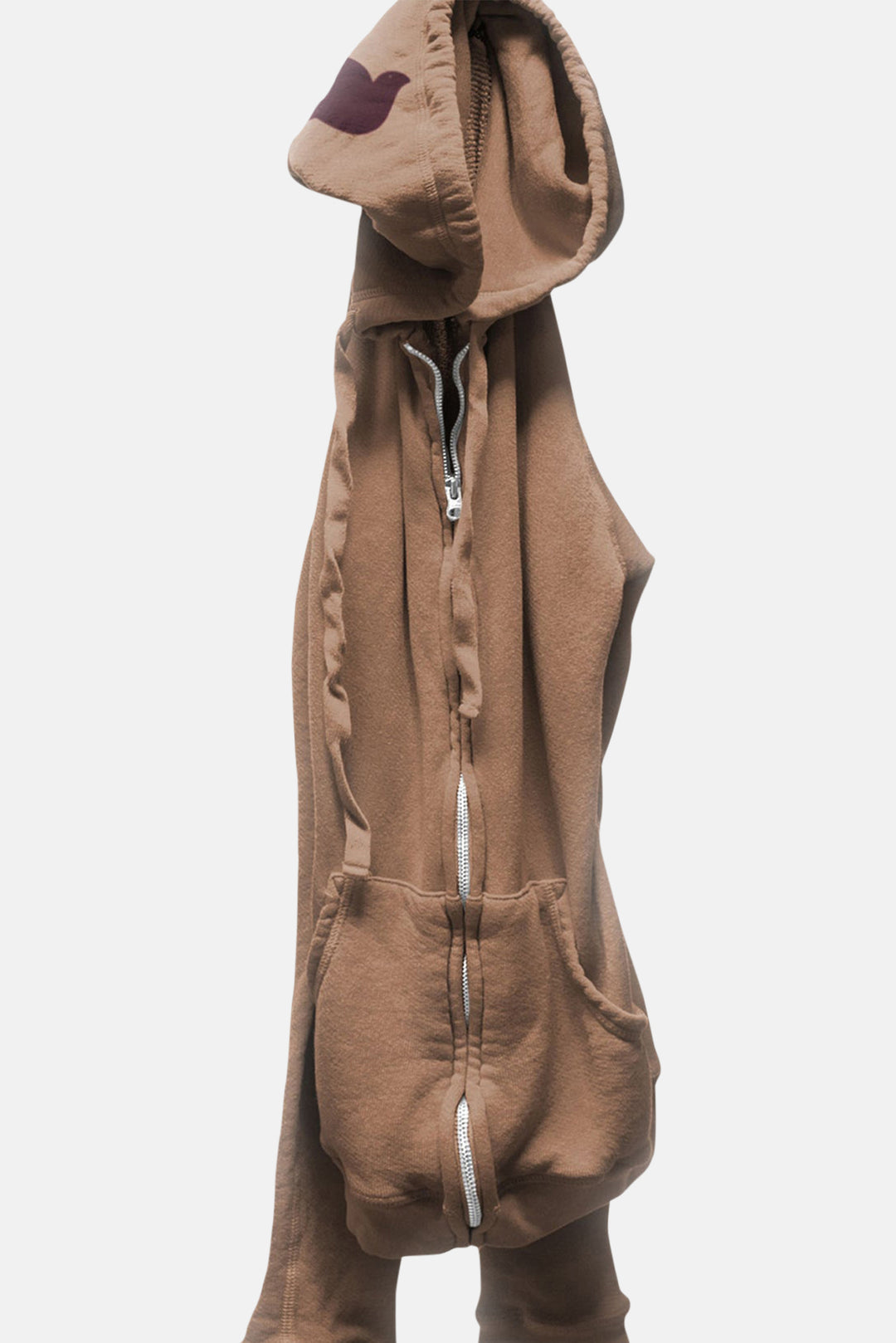 SUPERFLUFF LUX Zip Hoodie - Bronzer