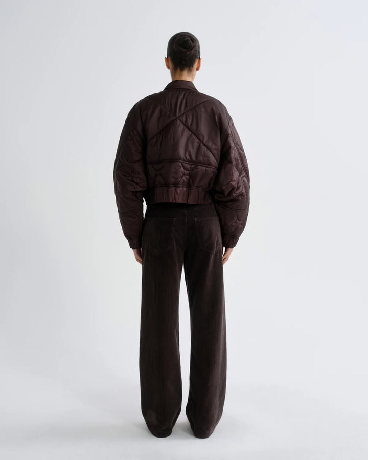 Iona Quilted Jacket in Deep Roast