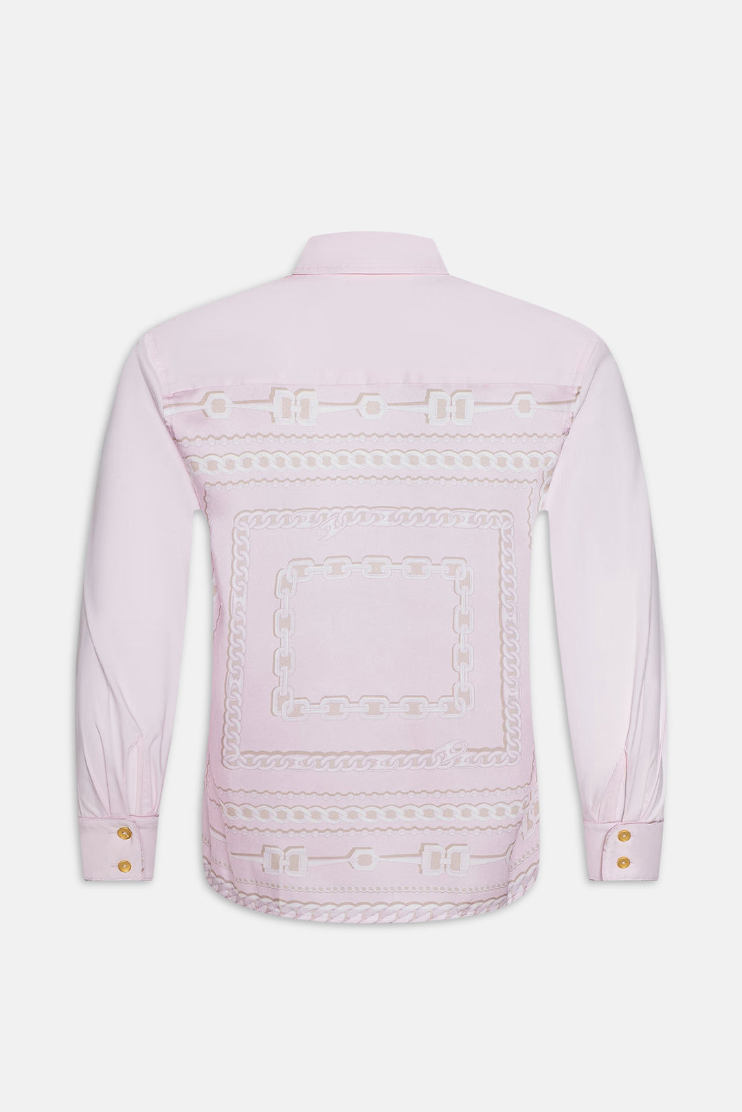 Fawn Shirt Pale Cameo Graphic Chain Scarf