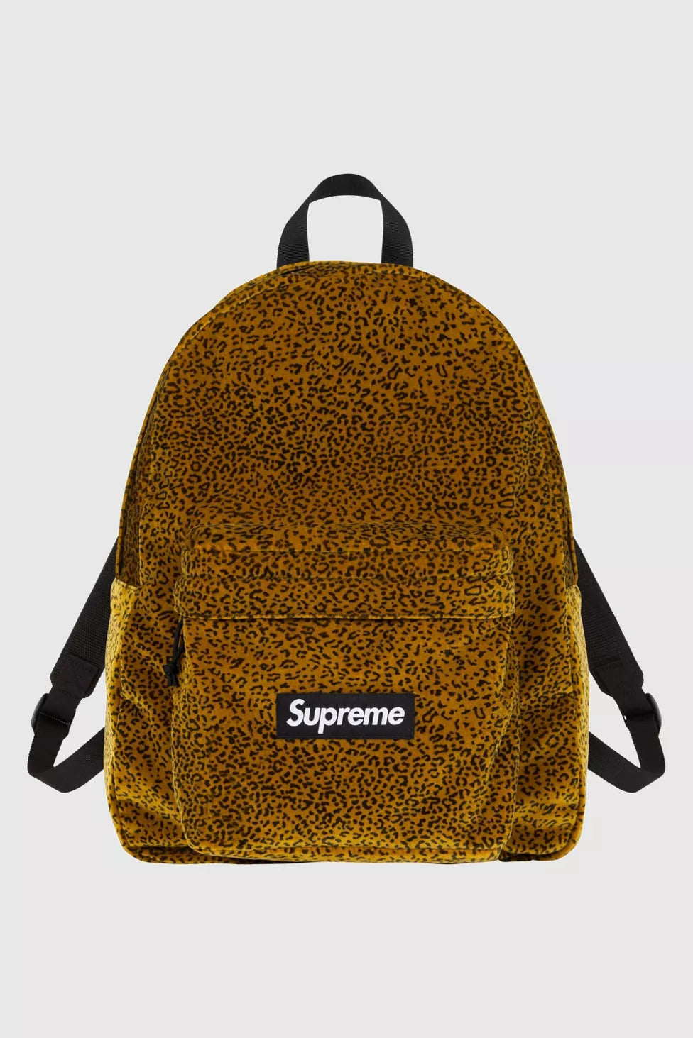 Velvet Backpack Tan Leopard