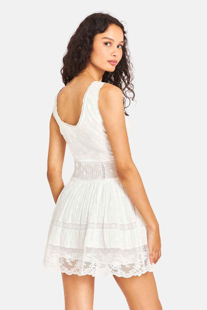 Ceronne Dress True White