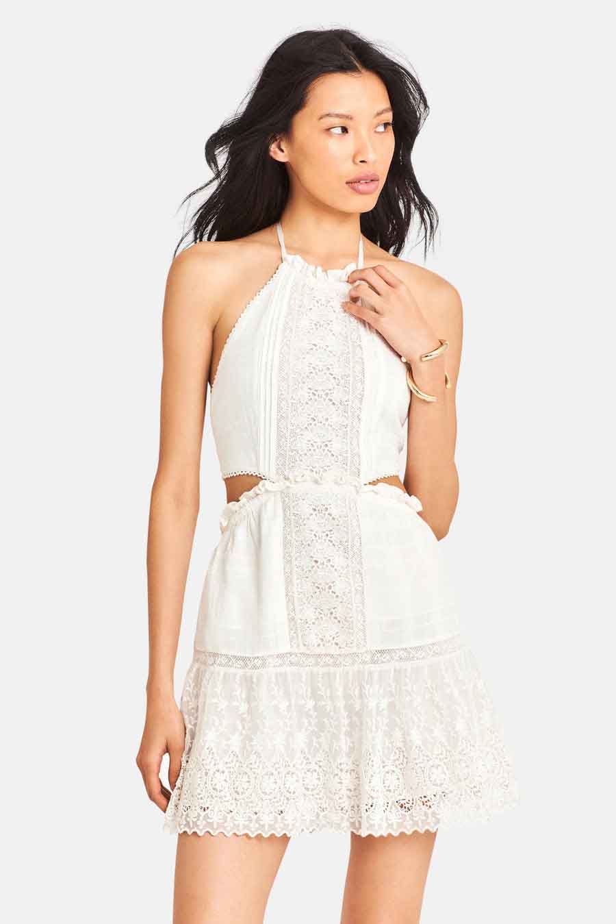 Kesia Dress White