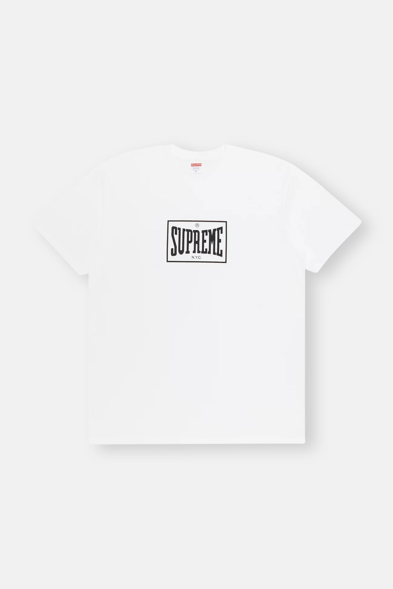 Supreme Warm Up Tee White – blueandcream Supreme Warm Up Tee White – blueandcream